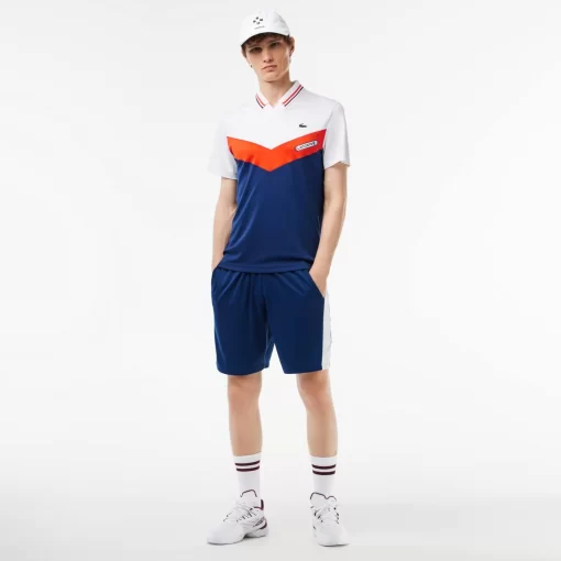 Lacoste Tennis-Slim Fit Tennis X Daniil Medvedev Seamless Effect Polo Shirt