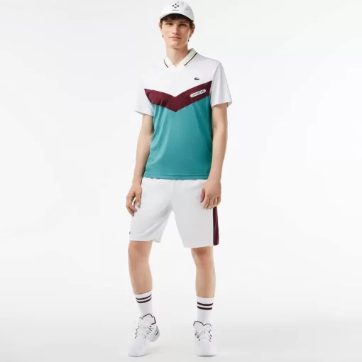 Lacoste Tennis-Slim Fit Tennis X Daniil Medvedev Seamless Effect Polo Shirt