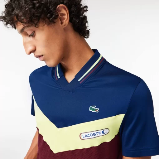 Lacoste Tennis-Slim Fit Tennis X Daniil Medvedev Seamless Effect Polo Shirt