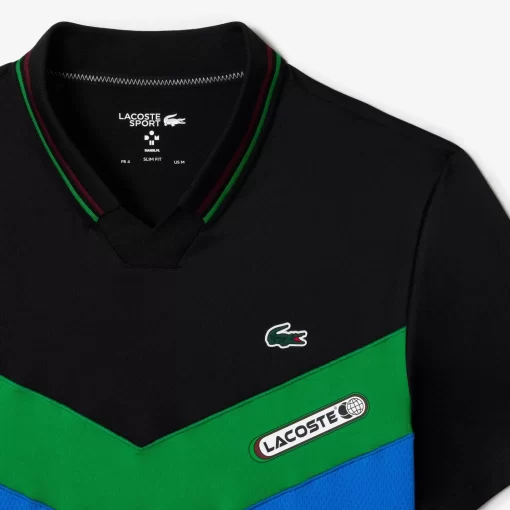 Lacoste Tennis-Slim Fit Tennis X Daniil Medvedev Seamless Effect Polo Shirt