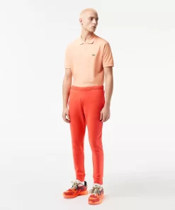 Lacoste Trousers & Shorts-Slim Fit Organic Cotton Fleece Joggers