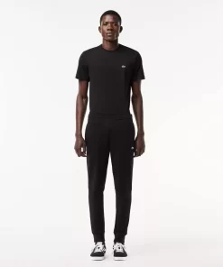 Lacoste Trousers & Shorts-Slim Fit Organic Cotton Fleece Joggers