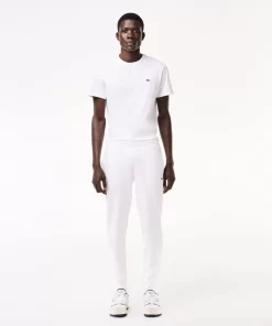 Lacoste Trousers & Shorts-Slim Fit Organic Cotton Fleece Joggers