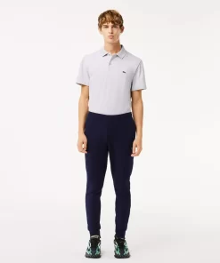 Lacoste Trousers & Shorts-Slim Fit Organic Cotton Fleece Joggers