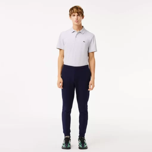 Lacoste Trousers & Shorts-Slim Fit Organic Cotton Fleece Joggers