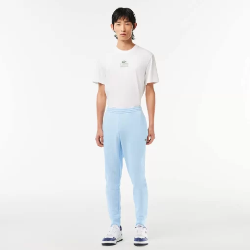 Lacoste Trousers & Shorts-Slim Fit Organic Cotton Fleece Joggers