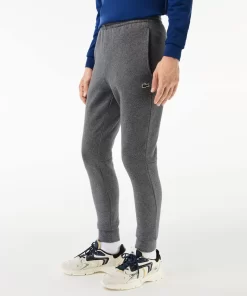 Lacoste Trousers & Shorts-Slim Fit Organic Cotton Fleece Joggers