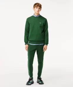 Lacoste Trousers & Shorts-Slim Fit Organic Cotton Fleece Joggers