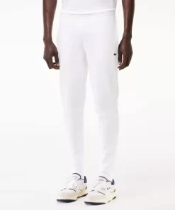 Lacoste Trousers & Shorts-Slim Fit Organic Cotton Fleece Joggers