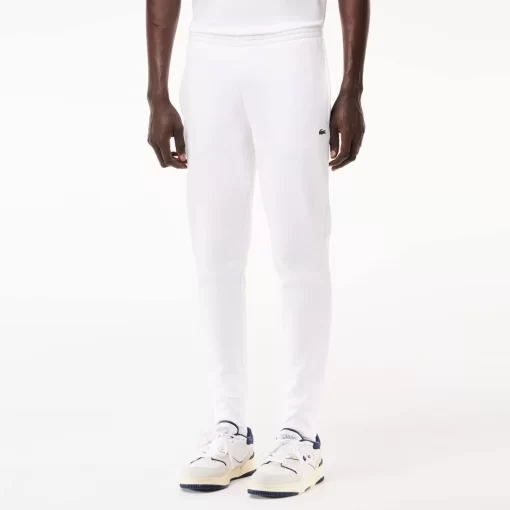 Lacoste Trousers & Shorts-Slim Fit Organic Cotton Fleece Joggers