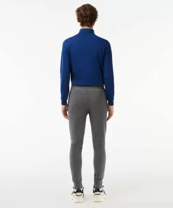 Lacoste Trousers & Shorts-Slim Fit Organic Cotton Fleece Joggers