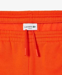 Lacoste Trousers & Shorts-Slim Fit Organic Cotton Fleece Joggers