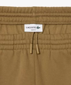 Lacoste Trousers & Shorts-Slim Fit Organic Cotton Fleece Joggers