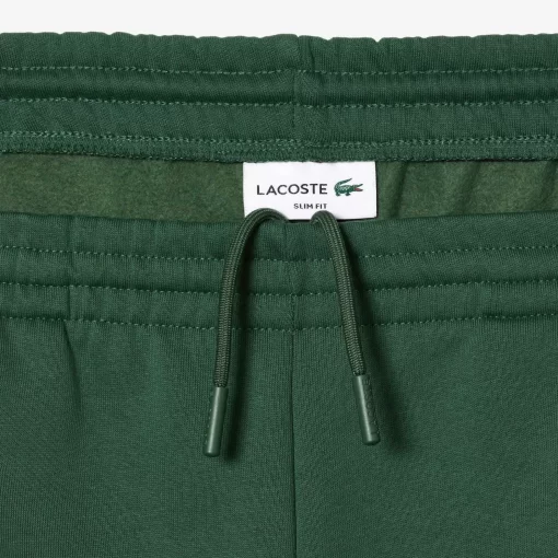 Lacoste Trousers & Shorts-Slim Fit Organic Cotton Fleece Joggers