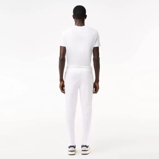 Lacoste Trousers & Shorts-Slim Fit Organic Cotton Fleece Joggers