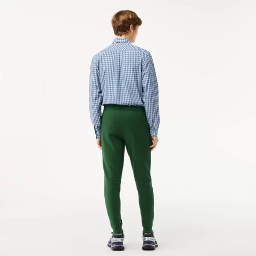 Lacoste Trousers & Shorts-Slim Fit Organic Cotton Fleece Joggers