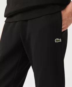 Lacoste Trousers & Shorts-Slim Fit Organic Cotton Fleece Joggers