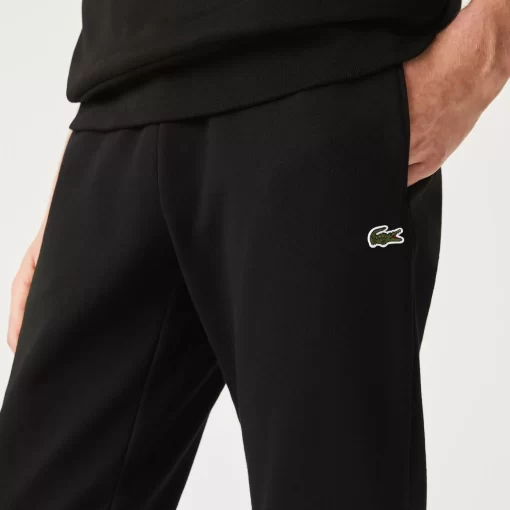 Lacoste Trousers & Shorts-Slim Fit Organic Cotton Fleece Joggers