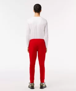 Lacoste Trousers & Shorts-Slim Fit Organic Cotton Fleece Joggers