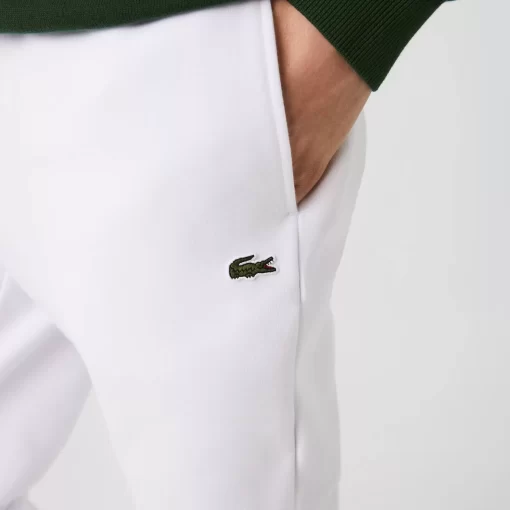 Lacoste Trousers & Shorts-Slim Fit Organic Cotton Fleece Joggers