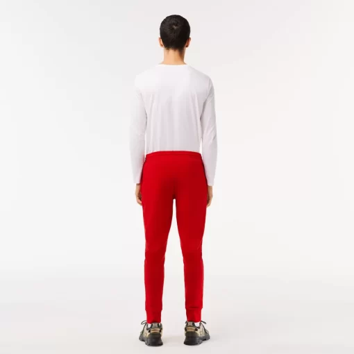 Lacoste Trousers & Shorts-Slim Fit Organic Cotton Fleece Joggers