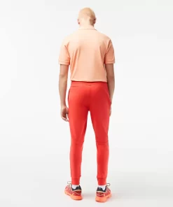 Lacoste Trousers & Shorts-Slim Fit Organic Cotton Fleece Joggers