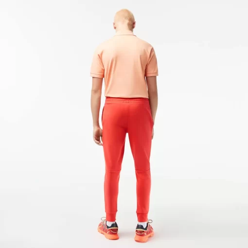 Lacoste Trousers & Shorts-Slim Fit Organic Cotton Fleece Joggers