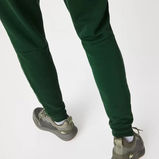 Lacoste Trousers & Shorts-Slim Fit Organic Cotton Fleece Joggers