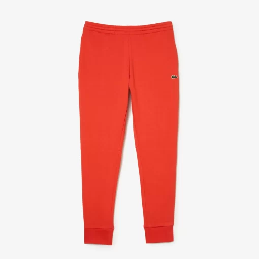 Lacoste Trousers & Shorts-Slim Fit Organic Cotton Fleece Joggers