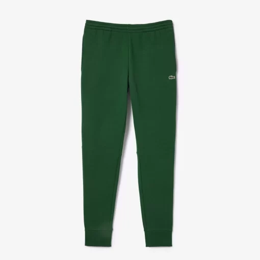 Lacoste Trousers & Shorts-Slim Fit Organic Cotton Fleece Joggers