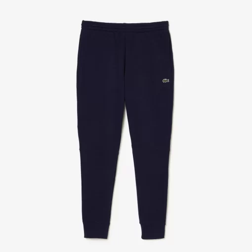 Lacoste Trousers & Shorts-Slim Fit Organic Cotton Fleece Joggers