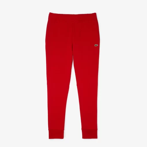 Lacoste Trousers & Shorts-Slim Fit Organic Cotton Fleece Joggers