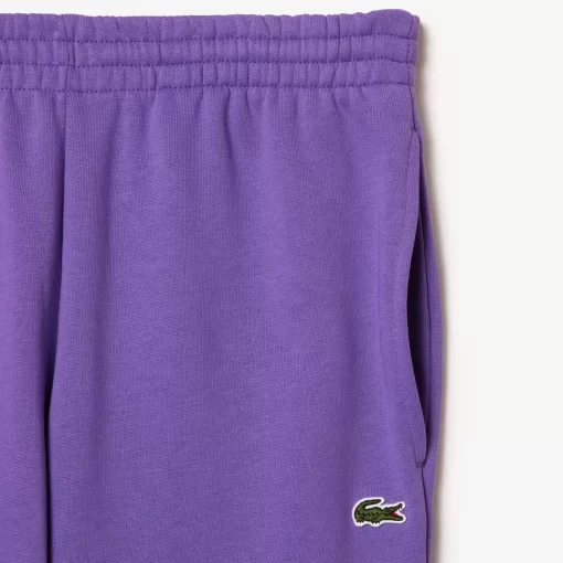 Lacoste Trousers & Shorts-Slim Fit Organic Cotton Fleece Joggers