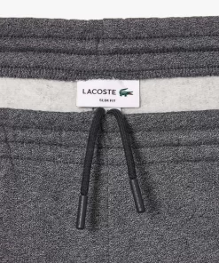 Lacoste Trousers & Shorts-Slim Fit Organic Cotton Fleece Joggers