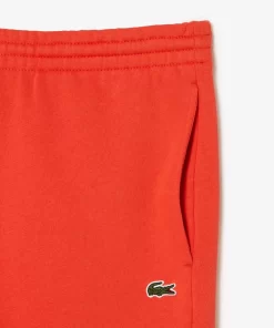 Lacoste Trousers & Shorts-Slim Fit Organic Cotton Fleece Joggers