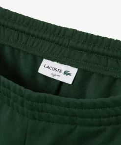 Lacoste Trousers & Shorts-Slim Fit Organic Cotton Fleece Joggers