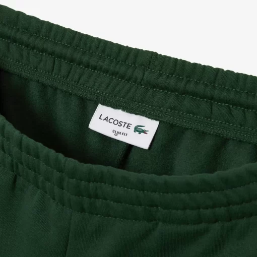 Lacoste Trousers & Shorts-Slim Fit Organic Cotton Fleece Joggers