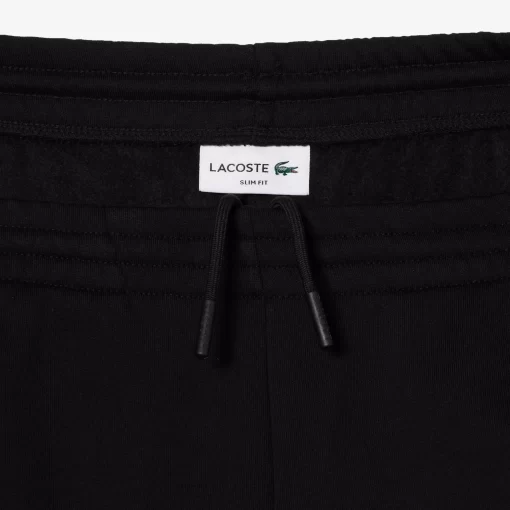 Lacoste Trousers & Shorts-Slim Fit Organic Cotton Fleece Joggers