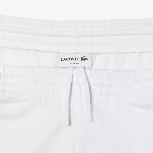 Lacoste Trousers & Shorts-Slim Fit Organic Cotton Fleece Joggers