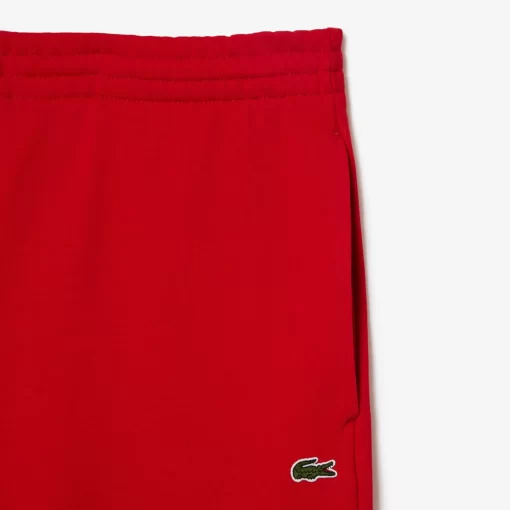 Lacoste Trousers & Shorts-Slim Fit Organic Cotton Fleece Joggers