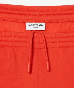 Lacoste Trousers & Shorts-Slim Fit Organic Cotton Fleece Joggers