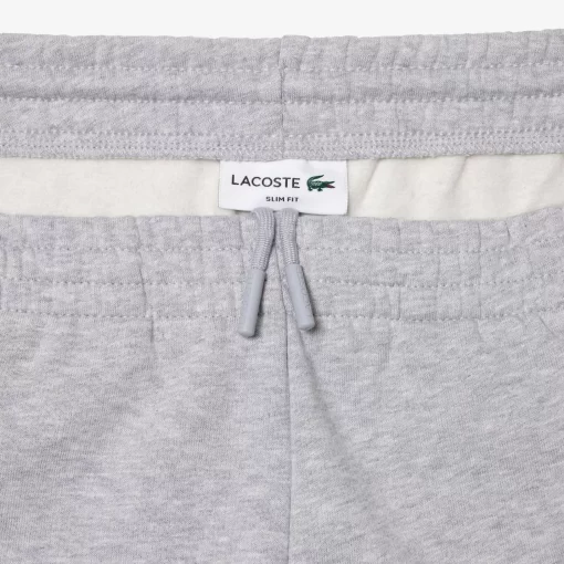 Lacoste Trousers & Shorts-Slim Fit Organic Cotton Fleece Joggers