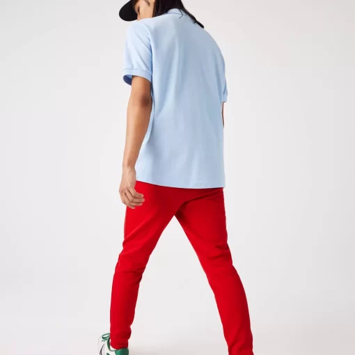 Lacoste Trousers & Shorts-Slim Fit Organic Cotton Fleece Joggers