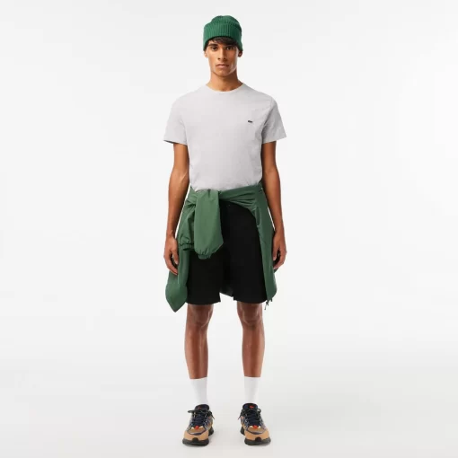 Lacoste Trousers & Shorts-Slim Fit Stretch Cotton Bermuda