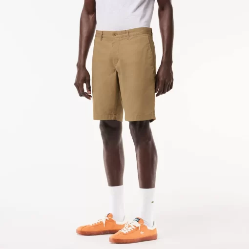 Lacoste Trousers & Shorts-Slim Fit Stretch Cotton Bermuda