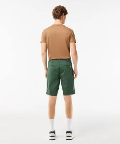 Lacoste Trousers & Shorts-Slim Fit Stretch Cotton Bermuda