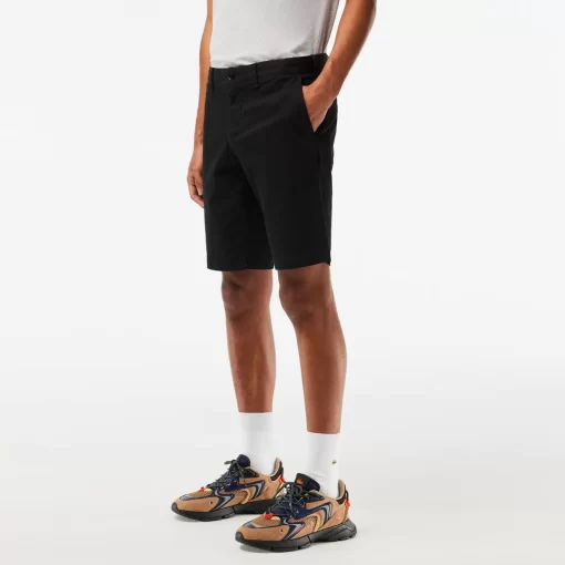 Lacoste Trousers & Shorts-Slim Fit Stretch Cotton Bermuda