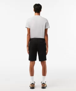 Lacoste Trousers & Shorts-Slim Fit Stretch Cotton Bermuda