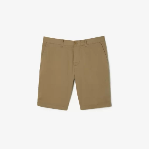 Lacoste Trousers & Shorts-Slim Fit Stretch Cotton Bermuda