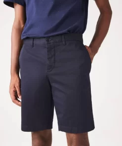 Lacoste Trousers & Shorts-Slim Fit Stretch Cotton Bermuda